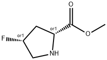 D-Proline, 4-fluoro-, methyl ester, (4R)-rel- (9CI)