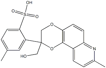 1,4-Dioxino[2,3-f]quinoline-2-methanol, 2,3-dihydro-8-methyl-, 2-(4-methylbenzenesulfonate)