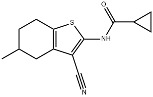 Cyclopropanecarboxamide, N-(3-cyano-4,5,6,7-tetrahydro-5-
