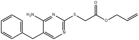 [(4-氨基-5-苄基-2-嘧啶基)硫]乙酸烯丙酯