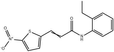 N-(2-Ethylphenyl)-3-(5-nitro-2-thienyl)- 2-propenamide