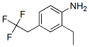 Benzenamine, 2-ethyl-4-(2,2,2-trifluoroethyl)- (9CI)