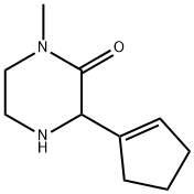 Piperazinone, 3-(1-cyclopenten-1-yl)-1-methyl- (9CI)