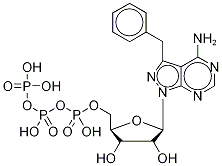 4-AMINO-3-BENZYL-1H-PYRAZOLO[3,4-D]PYRIMIDINE 1-Β-D-RIBOFURANOSYL 5'-TRIPHOSPHATE