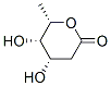 L-lyxo-Hexonic acid, 2,6-dideoxy-, delta-lactone (9CI)