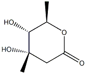 D-ribo-Hexonic acid, 2,6-dideoxy-3-C-methyl-, delta-lactone (9CI)