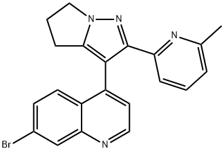 Quinoline, 7-broMo-4-[5,6-dihydro-2-(6-Methyl-2-pyridinyl)-4H-pyrrolo[1,2-b]pyrazol-3-yl]-