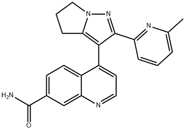 7-QuinolinecarboxaMide, 4-[5,6-dihydro-2-(6-Methyl-2-pyridinyl)-4H-pyrrolo[1,2-b]pyrazol-3-yl]-