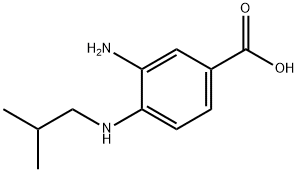 Benzoic acid, 3-amino-4-[(2-methylpropyl)amino]- (9CI)
