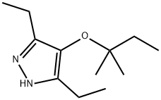 1H-Pyrazole,4-(1,1-dimethylpropoxy)-3,5-diethyl-(9CI)