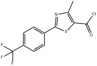 4-甲基-2-(4-三氟甲基)苯-1,3-噻唑-5-羰酰氯