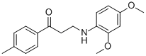 3-(2,4-DIMETHOXYANILINO)-1-(4-METHYLPHENYL)-1-PROPANONE