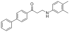 1-[1,1'-BIPHENYL]-4-YL-3-(3,4-DIMETHYLANILINO)-1-PROPANONE