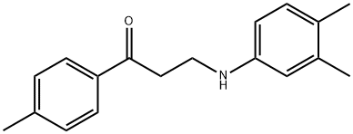 3-(3,4-DIMETHYLANILINO)-1-(4-METHYLPHENYL)-1-PROPANONE
