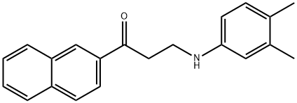 3-(3,4-DIMETHYLANILINO)-1-(2-NAPHTHYL)-1-PROPANONE