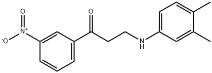 3-(3,4-DIMETHYLANILINO)-1-(3-NITROPHENYL)-1-PROPANONE