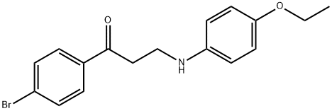 1-(4-BROMOPHENYL)-3-(4-ETHOXYANILINO)-1-PROPANONE