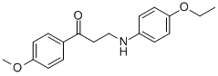 3-(4-ETHOXYANILINO)-1-(4-METHOXYPHENYL)-1-PROPANONE