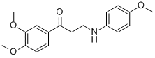 1-(3,4-DIMETHOXYPHENYL)-3-(4-METHOXYANILINO)-1-PROPANONE