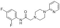 N-(2,4-DIFLUOROPHENYL)-2-[4-(2-PYRIDINYL)PIPERAZINO]ACETAMIDE