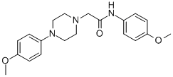 N-(4-METHOXYPHENYL)-2-[4-(4-METHOXYPHENYL)PIPERAZINO]ACETAMIDE