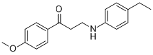 3-(4-ETHYLANILINO)-1-(4-METHOXYPHENYL)-1-PROPANONE