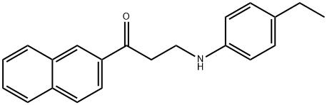 3-(4-ETHYLANILINO)-1-(2-NAPHTHYL)-1-PROPANONE