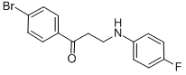 1-(4-BROMOPHENYL)-3-(4-FLUOROANILINO)-1-PROPANONE