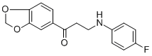 1-(1,3-BENZODIOXOL-5-YL)-3-(4-FLUOROANILINO)-1-PROPANONE