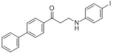 1-[1,1'-BIPHENYL]-4-YL-3-(4-IODOANILINO)-1-PROPANONE