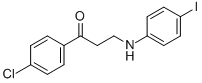 1-(4-CHLOROPHENYL)-3-(4-IODOANILINO)-1-PROPANONE
