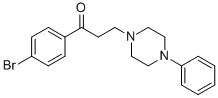 1-(4-BROMOPHENYL)-3-(4-PHENYLPIPERAZINO)-1-PROPANONE
