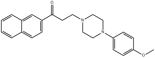 3-[4-(4-METHOXYPHENYL)PIPERAZINO]-1-(2-NAPHTHYL)-1-PROPANONE