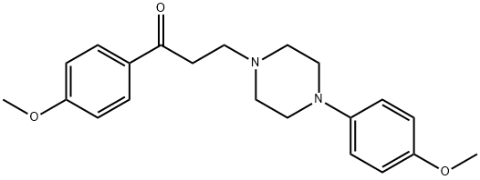 1-(4-METHOXYPHENYL)-3-[4-(4-METHOXYPHENYL)PIPERAZINO]-1-PROPANONE
