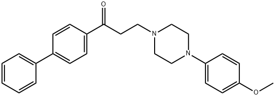 1-[1,1'-BIPHENYL]-4-YL-3-[4-(4-METHOXYPHENYL)PIPERAZINO]-1-PROPANONE