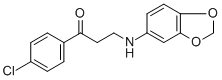3-(1,3-BENZODIOXOL-5-YLAMINO)-1-(4-CHLOROPHENYL)-1-PROPANONE