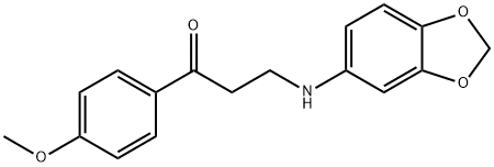3-(1,3-BENZODIOXOL-5-YLAMINO)-1-(4-METHOXYPHENYL)-1-PROPANONE