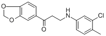 1-(1,3-BENZODIOXOL-5-YL)-3-(3-CHLORO-4-METHYLANILINO)-1-PROPANONE