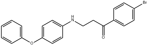 1-(4-BROMOPHENYL)-3-(4-PHENOXYANILINO)-1-PROPANONE