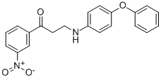 1-(3-NITROPHENYL)-3-(4-PHENOXYANILINO)-1-PROPANONE