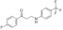 1-(4-fluorophenyl)-3-[4-(trifluoromethyl)anilino]-1-propanone