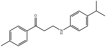 3-(4-ISOPROPYLANILINO)-1-(4-METHYLPHENYL)-1-PROPANONE
