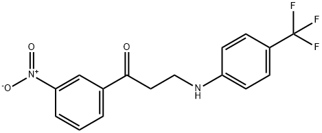 1-(3-NITROPHENYL)-3-[4-(TRIFLUOROMETHYL)ANILINO]-1-PROPANONE