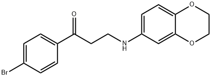 1-(4-BROMOPHENYL)-3-(2,3-DIHYDRO-1,4-BENZODIOXIN-6-YLAMINO)-1-PROPANONE