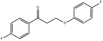 1-(4-氟苯基)-3-[(4-氟苯基)硫烷基]丙-1-酮