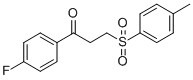 1-(4-FLUOROPHENYL)-3-[(4-METHYLPHENYL)SULFONYL]-1-PROPANONE