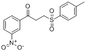 3-[(4-METHYLPHENYL)SULFONYL]-1-(3-NITROPHENYL)-1-PROPANONE