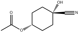 Cyclohexanecarbonitrile, 4-(acetyloxy)-1-hydroxy-, trans- (9CI)