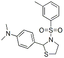 Thiazolidine, 2-[4-(dimethylamino)phenyl]-3-[(3-methylphenyl)sulfonyl]- (9CI)