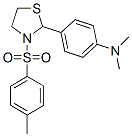 Thiazolidine, 2-[4-(dimethylamino)phenyl]-3-[(4-methylphenyl)sulfonyl]- (9CI)
